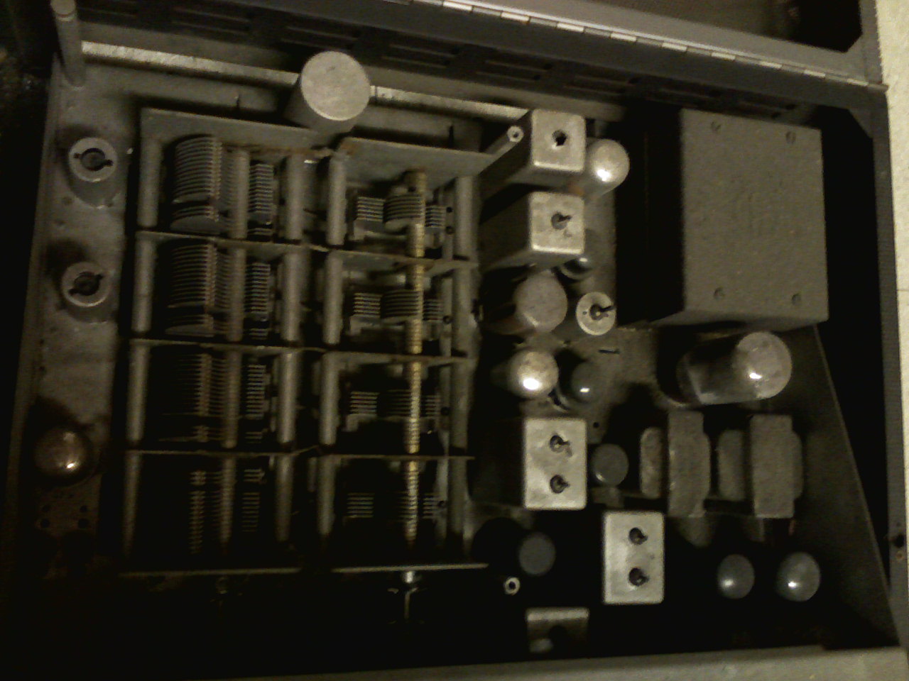 Internal view of radio