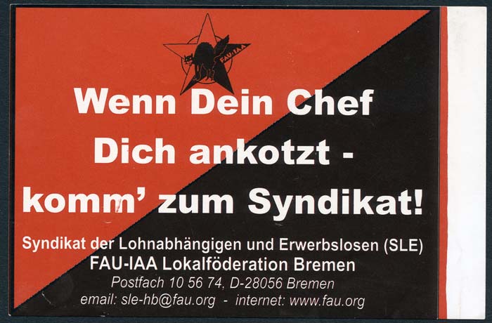 Anarchist stickers